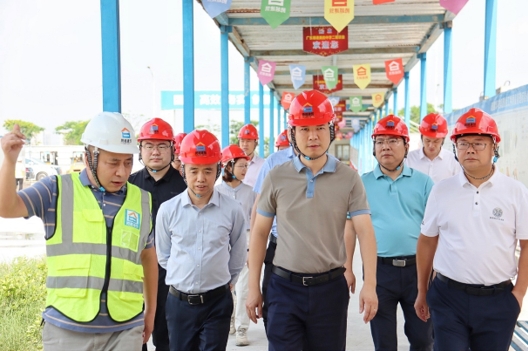 一切以项目为中心|开云ty官网中国有限公司建科集团总裁一线巡盘